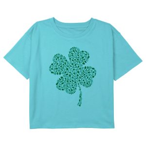 Girl_s Mickey & Friends Shamrock Icon Friends T-Shirt