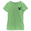 Girl_s Minecraft Faux Pocket Creeper T-Shirt