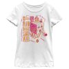 Girl_s Minecraft Ghast Sketch T-Shirt