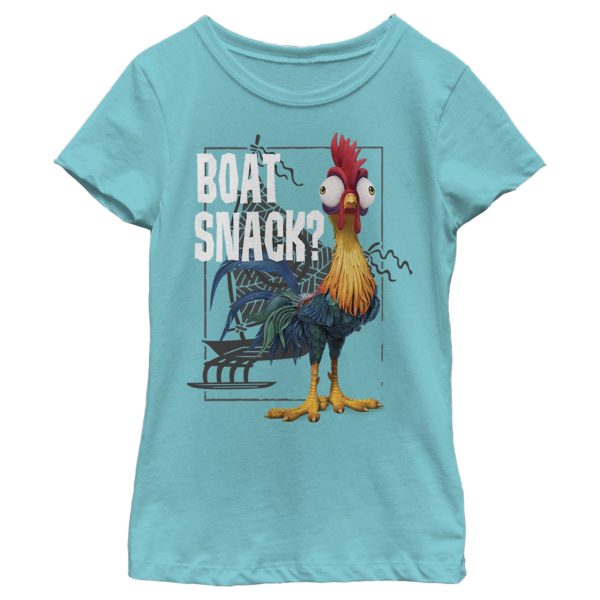 Girl_s Moana Moana Hei Hei Boat Snack T-Shirt