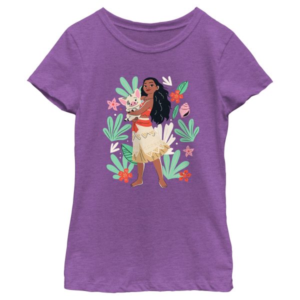 Girl_s Moana Tropical Friends T-Shirt