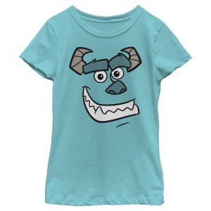 Girl_s Monsters Inc Sulley Face T-Shirt