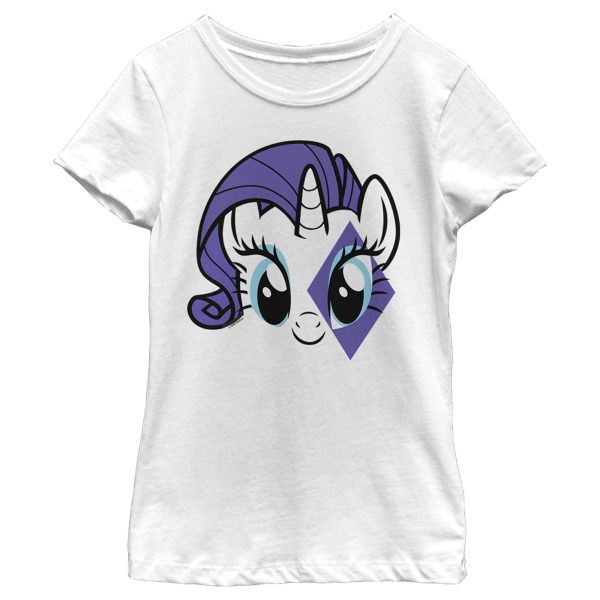 Girl_s My Little Pony Rarity Purple Face T-Shirt