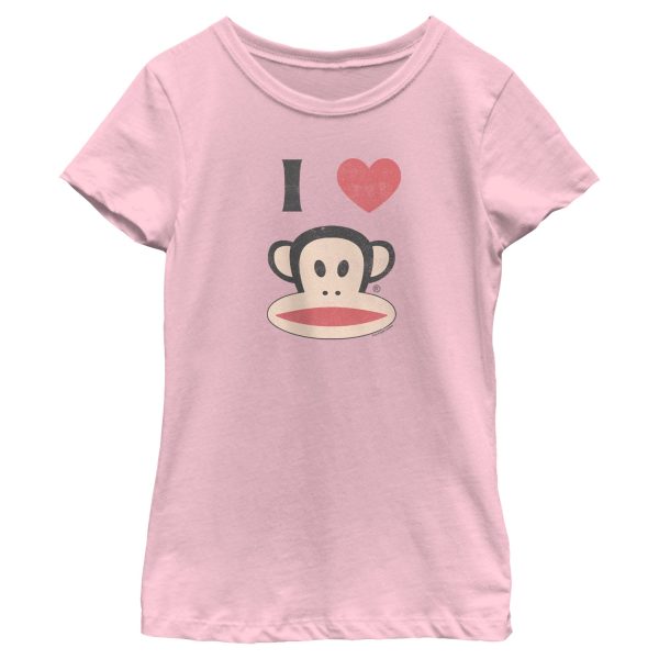 Girl_s Paul Frank Distressed I Heart Julius T-Shirt