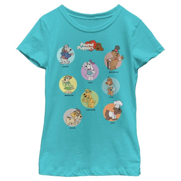 Girl_s Pound Puppies Character Portraits T-Shirt