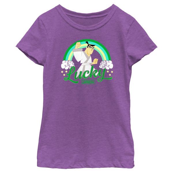 Girl_s Samurai Jack St. Patrick’s Day Lucky T-Shirt