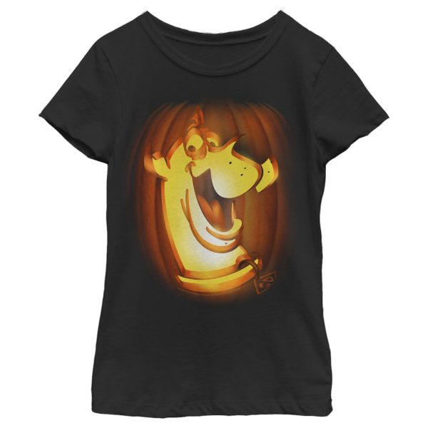 Girl_s Scooby Doo Carved Pumpkin T-Shirt