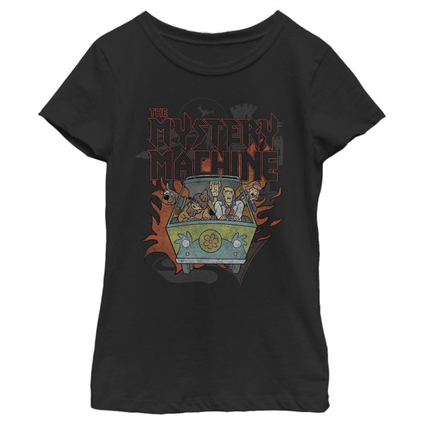 Girl_s Scooby Doo Mystery Machine Rock & Roll T-Shirt