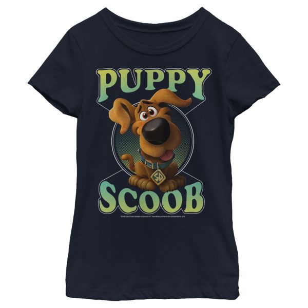 Girl_s Scooby Doo Puppy Circle T-Shirt