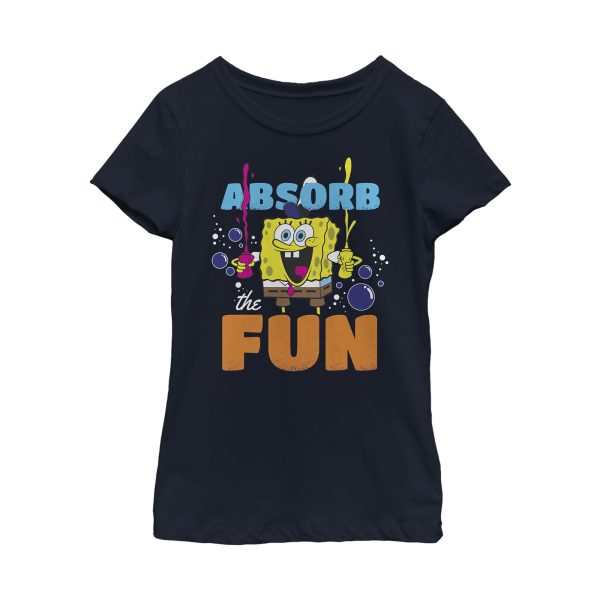 Girl_s SpongeBob SquarePants Absorb the Fun T-Shirt