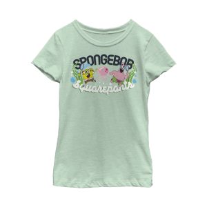 Girl_s SpongeBob SquarePants Nerdy Glasses Friends T-Shirt