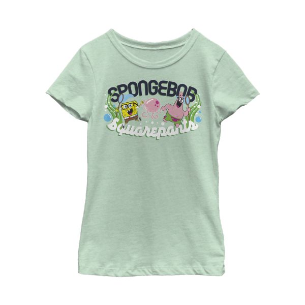 Girl_s SpongeBob SquarePants Nerdy Glasses Friends T-Shirt