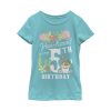 Girl_s SpongeBob SquarePants Sandy 5th Birthday T-Shirt