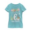 Girl_s SpongeBob SquarePants Sandy 6th Birthday T-Shirt