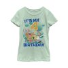 Girl_s SpongeBob SquarePants Under the Sea 4th Birthday T-Shirt