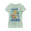 Girl_s SpongeBob SquarePants Under the Sea 6th Birthday T-Shirt