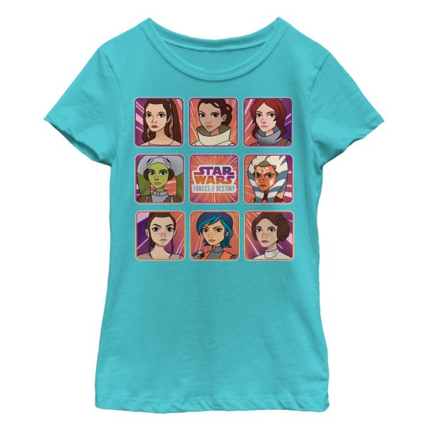 Girl_s Star Wars Forces of Destiny Panels T-Shirt