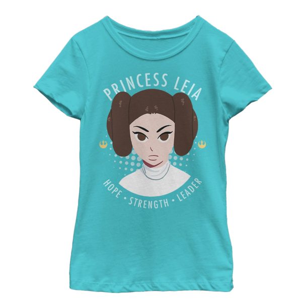 Girl_s Star Wars Galaxy of Adventures Leader Leia T-Shirt