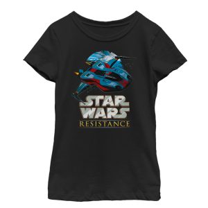 Girl_s Star Wars Resistance Ace Flight T-Shirt