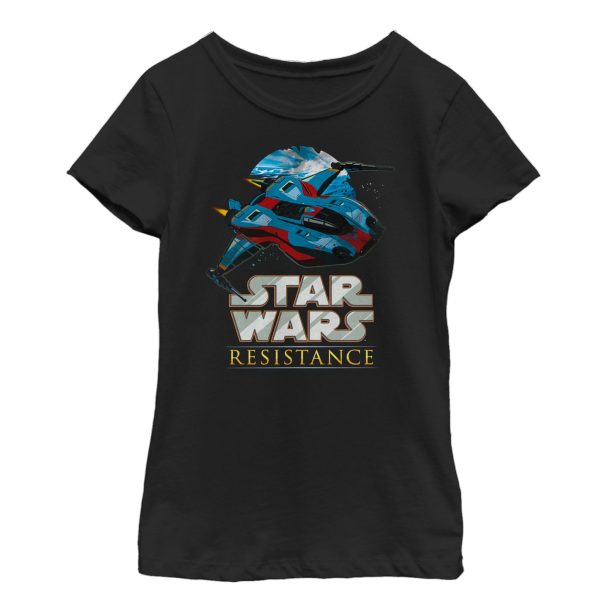 Girl_s Star Wars Resistance Ace Flight T-Shirt