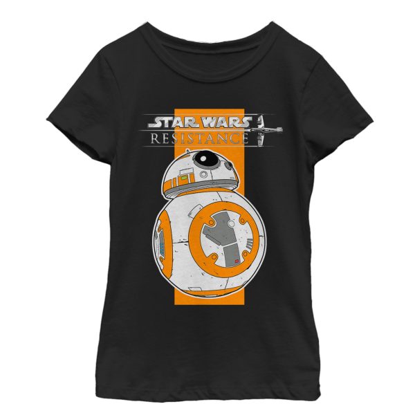 Girl_s Star Wars Resistance BB-8 Logo T-Shirt