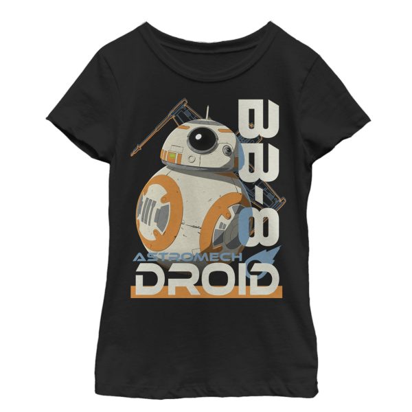 Girl_s Star Wars Resistance BB-8 Profile T-Shirt