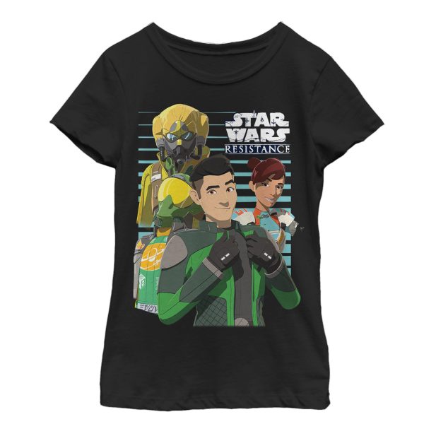 Girl_s Star Wars Resistance Favorite Characters T-Shirt