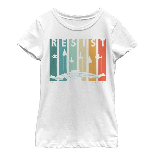 Girl_s Star Wars Resistance Pilot Rainbow Stripe T-Shirt