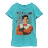 Girl_s Star Wars Resistance Poe Dameron Portrait T-Shirt