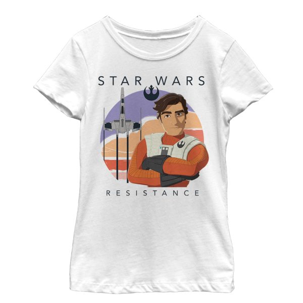 Girl_s Star Wars Resistance Poe Launch T-Shirt