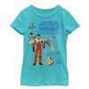 Girl_s Star Wars Resistance Poe Profile T-Shirt