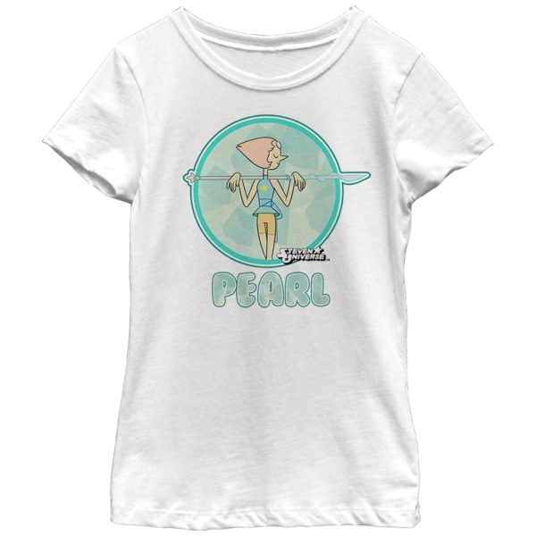 Girl_s Steven Universe Pearl Circle T-Shirt