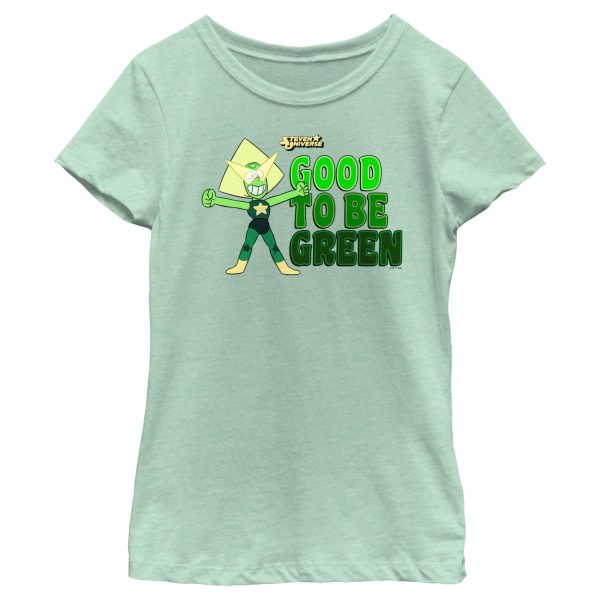 Girl_s Steven Universe Peridot Good to Be Green T-Shirt