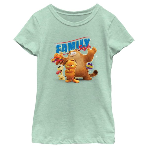 Girl_s The Garfield Movie Family Style T-Shirt