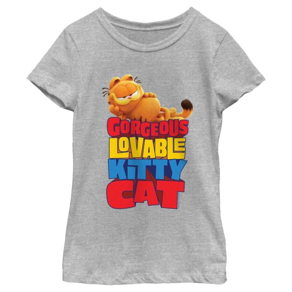 Girl_s The Garfield Movie Gorgeous Loveable Kitty Cat T-Shirt