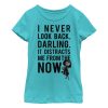 Girl_s The Incredibles Edna Mode Never Look Back T-Shirt