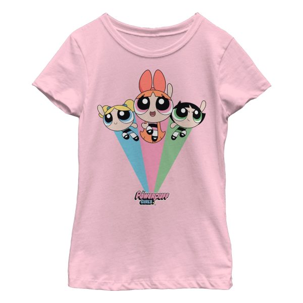 Girl_s The Powerpuff Girls Rainbow Flight T-Shirt