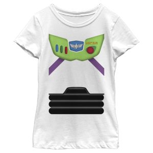 Girl_s Toy Story Buzz Lightyear Costume Tee T-Shirt
