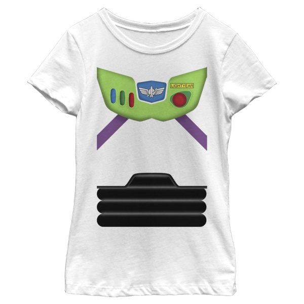 Girl_s Toy Story Buzz Lightyear Costume Tee T-Shirt