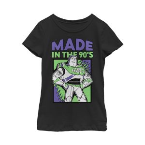 Girl_s Toy Story Buzz Lightyear Made in 90s T-Shirt