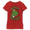 Girl_s Toy Story Christmas Santa Rex T-Shirt