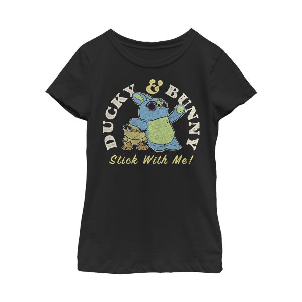 Girl_s Toy Story Ducky & Bunny With It Motto T-Shirt