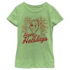Girl_s Toy Story Forky Happy Holidays T-Shirt