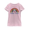Girl_s Toy Story Forky Talkin_ Trash Rainbow T-Shirt