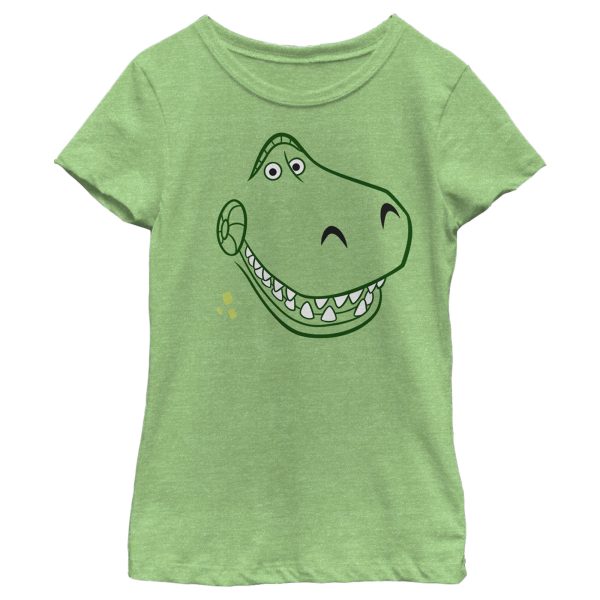 Girl_s Toy Story Grinning Rex Face T-Shirt