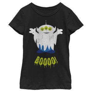 Girl_s Toy Story Halloween Squeeze Alien Boo Ghosts T-Shirt