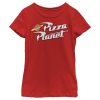 Girl_s Toy Story Iconic Pizza Planet Logo T-Shirt