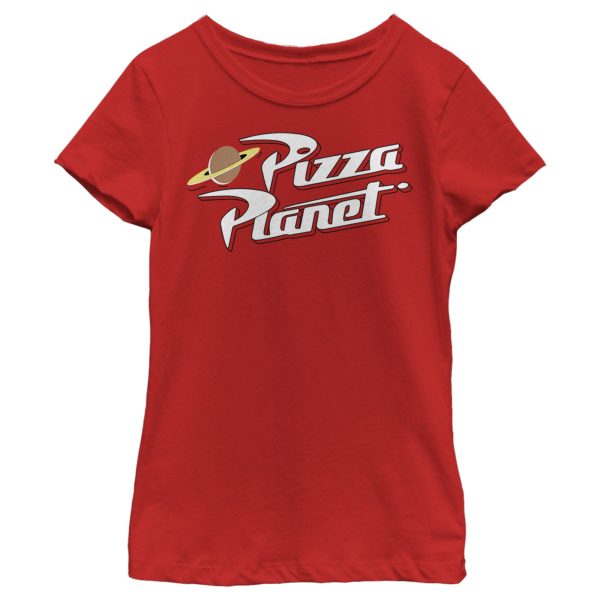 Girl_s Toy Story Iconic Pizza Planet Logo T-Shirt