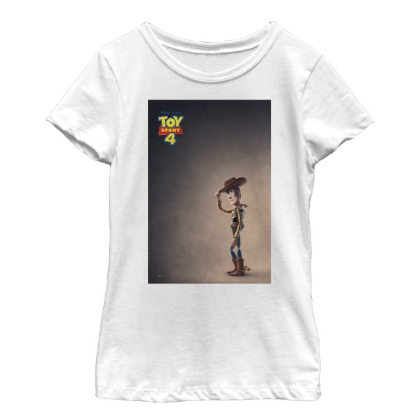 Girl_s Toy Story Woody Movie Poster T-Shirt