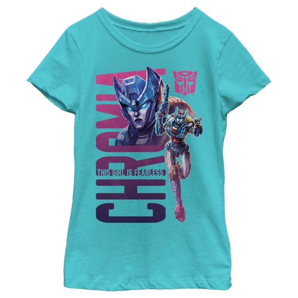 Girl_s Transformers Chromia Fearless Girl T-Shirt